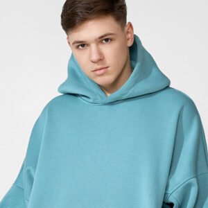 Man's Bluish Hoodie