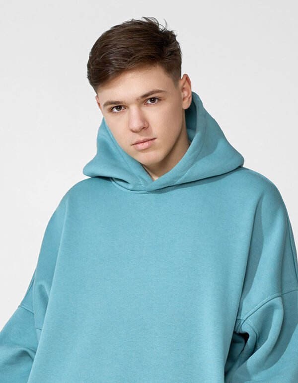Worm Hoodie With Knitted Hat - Image 4