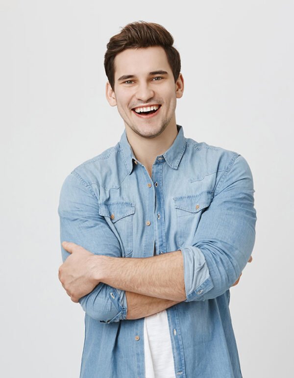 Cotton Jacket & White Shirt - Image 4